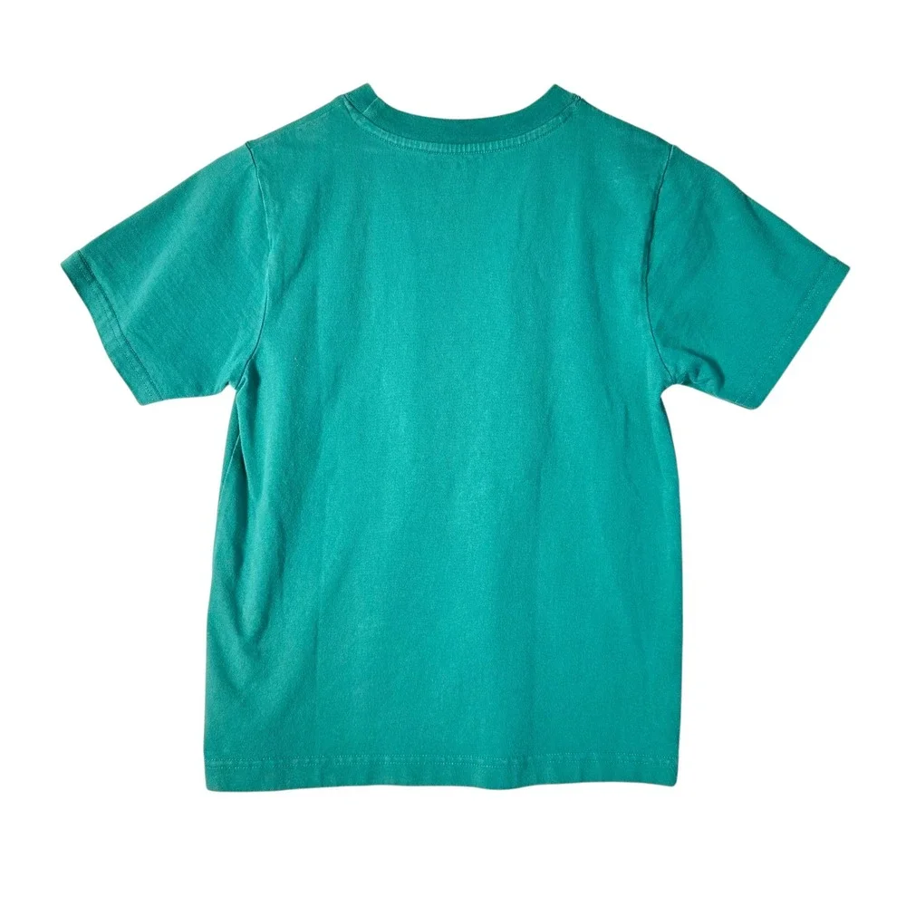 Gymboree Kids Tee Shirt Size 7 Big Chief Graphic‎ Print Green Vintage